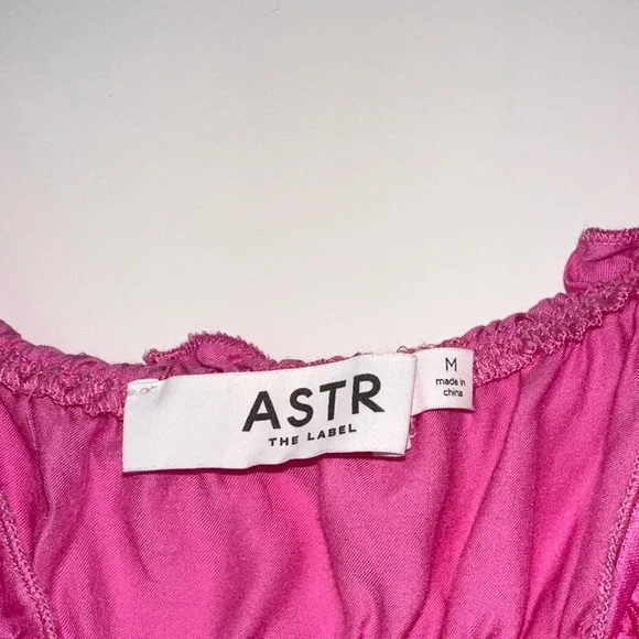 ASTR the Label Enola Smock Bodice Satin Dress - Picture 9 of 13